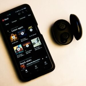 Youtube Music - Stream Songs and Music Videos app on the display of smartphone or tablet